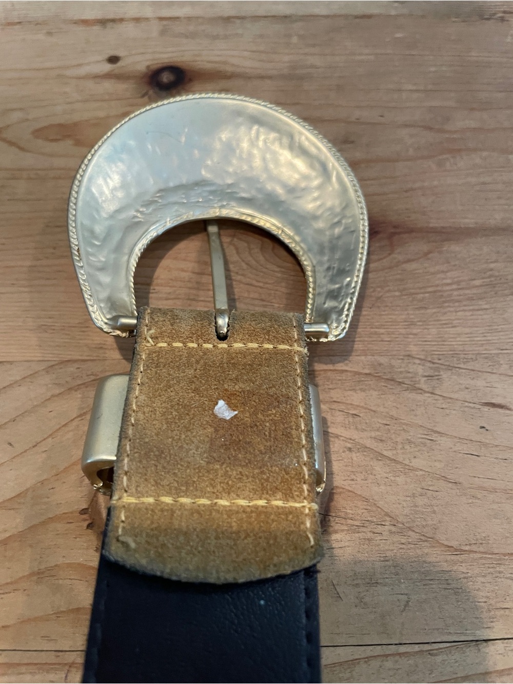 VTG Express Internat’l Compagnie Made in Italy Leather Belt Jewel Western Boho S - Picture 12 of 12